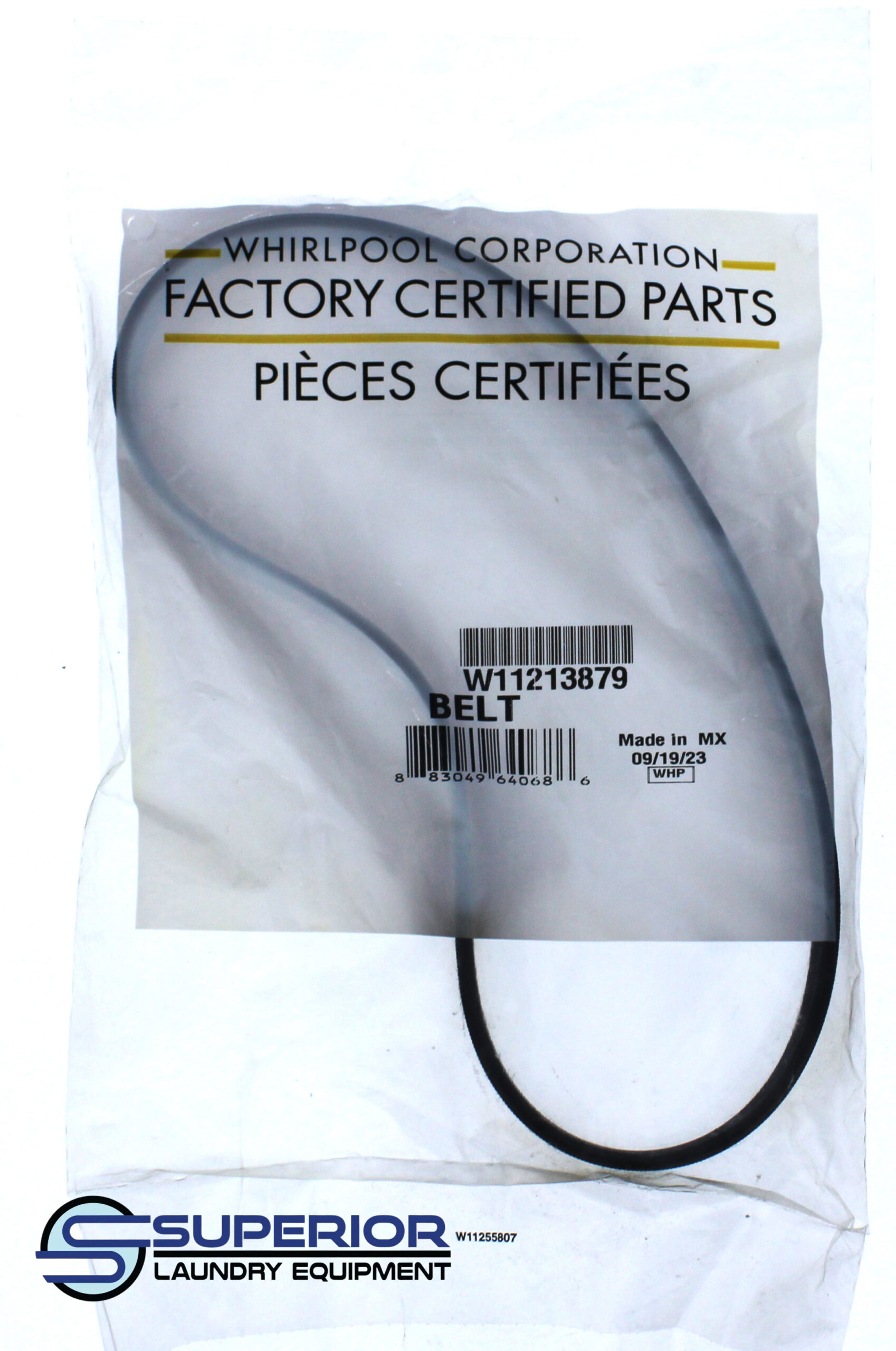 W11213879 Whirlpool Ribbed Drive Belt - 7 Rib