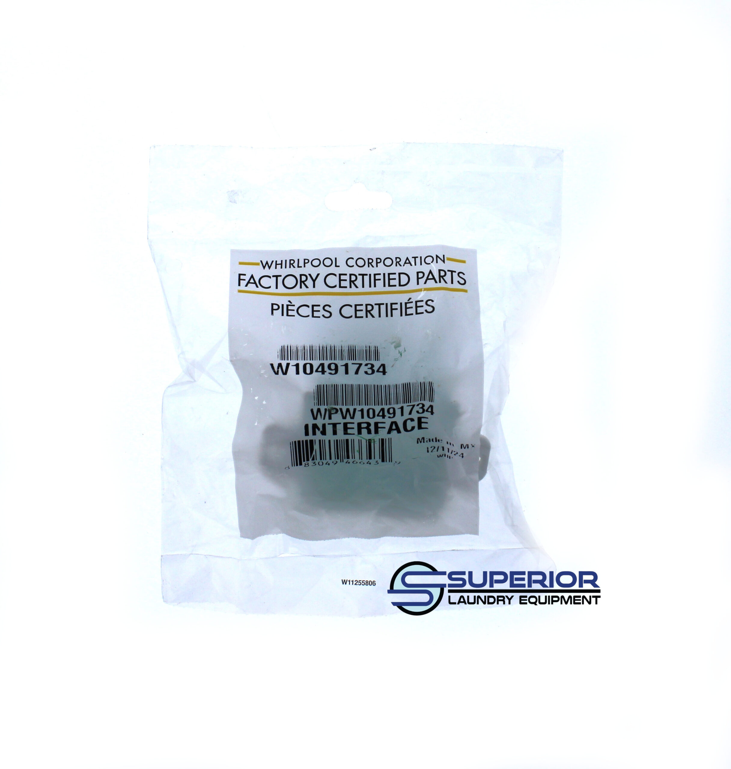 WPW10491734 Whirlpool Commercial Coin Slide Interface (White)