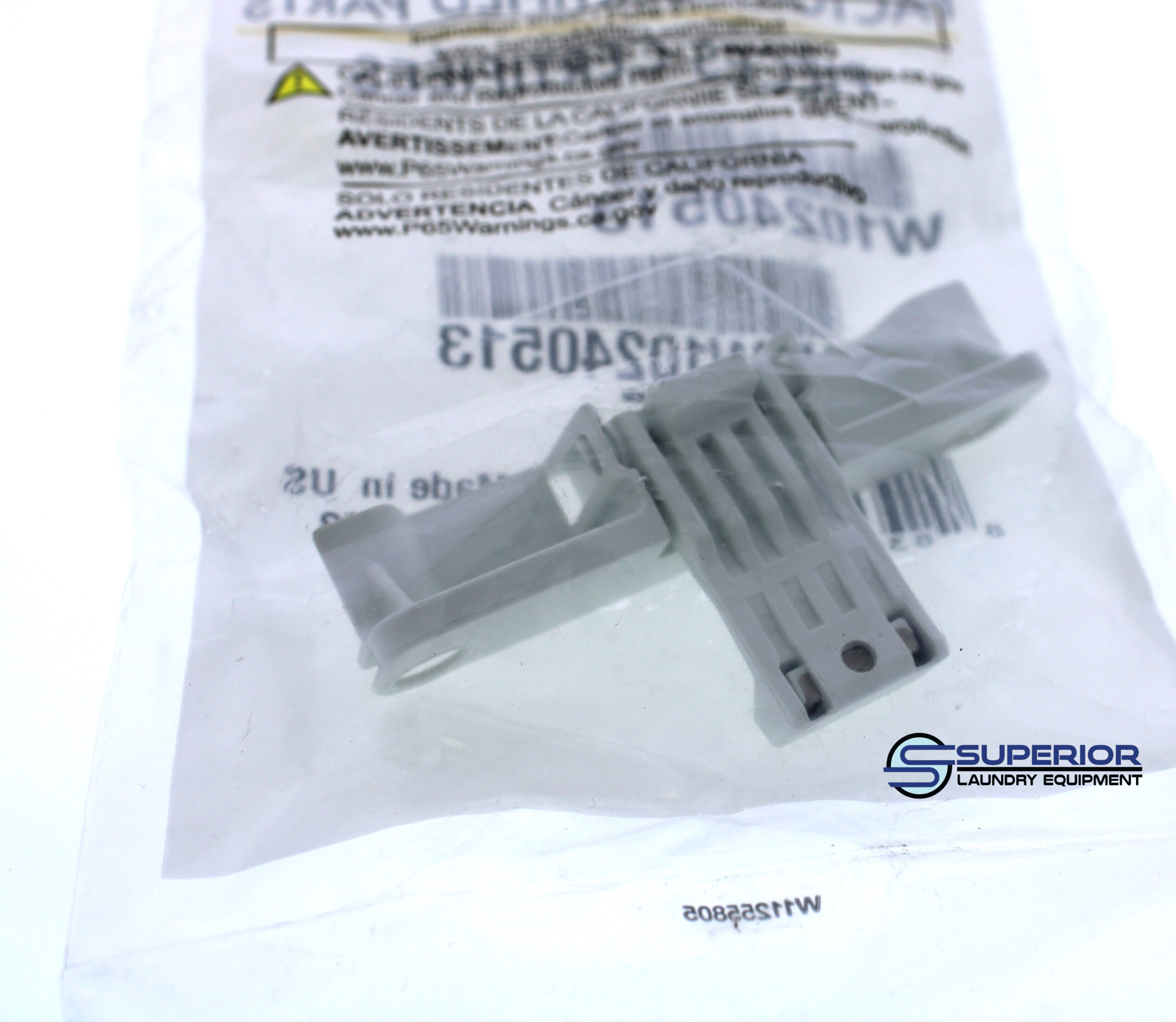 WPW10240513 Whirlpool Washer Lid Latch Lock Strike (White) - Image 2