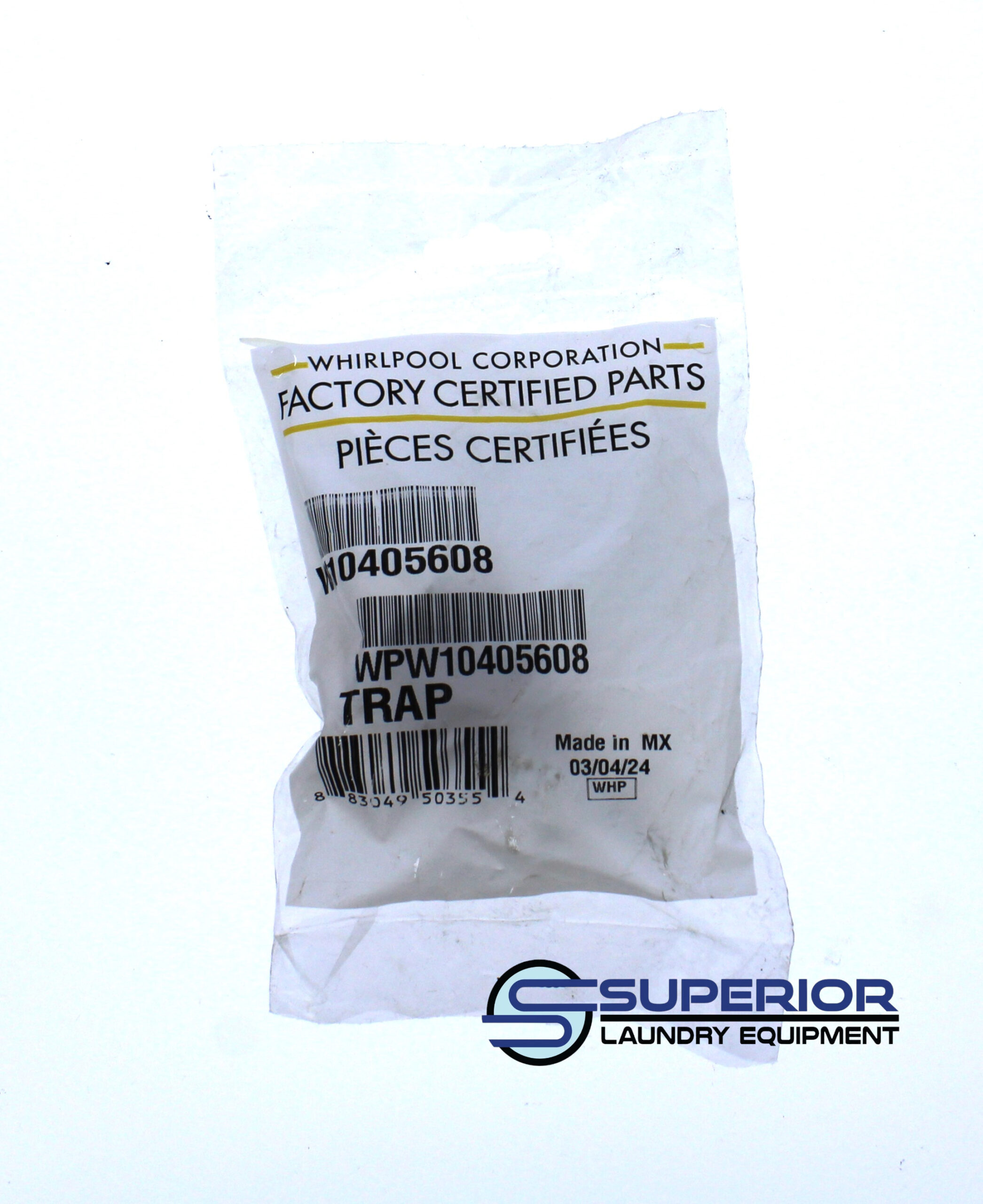 WPW10405608 Whirlpool Air Trap Upper Part / Air Chamber